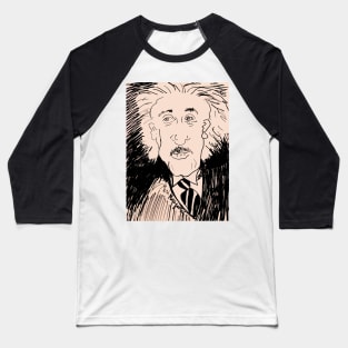 Albert Einstein Baseball T-Shirt